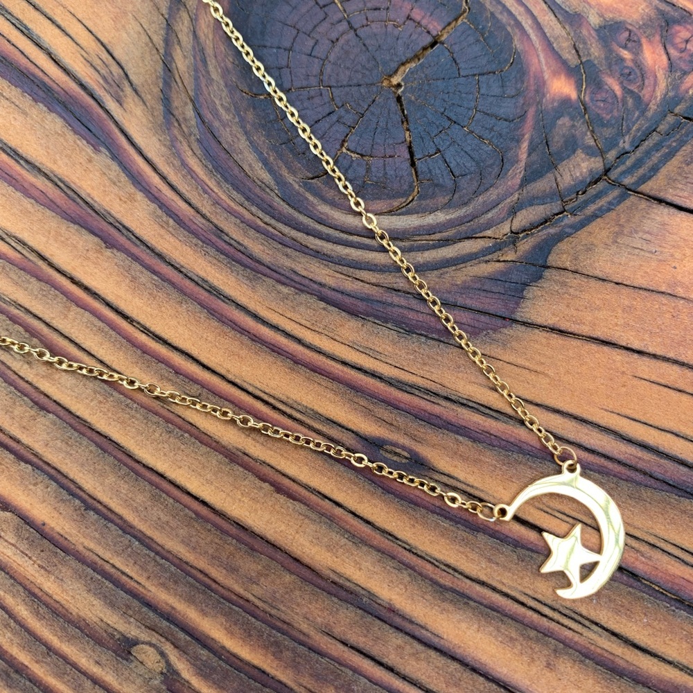 STAINLESS STEEL ☆ Goodnight Necklace - Picture 5 of 6